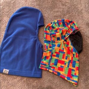 Kids ski hoods.